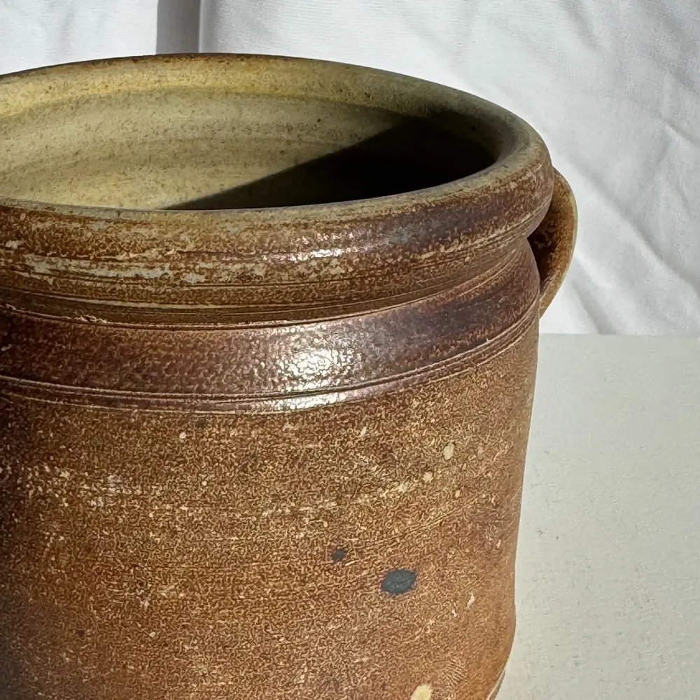 Food storage - Saint Amand speckled stoneware rillette pot H13 (1) - OFFICE OBJETS