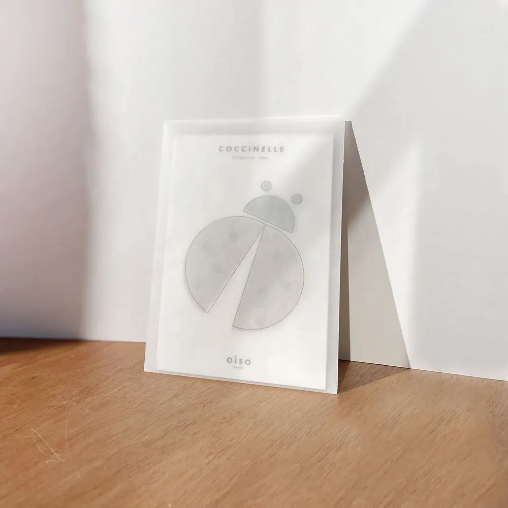 Card shop - LADYBUG Leaf card - OISO