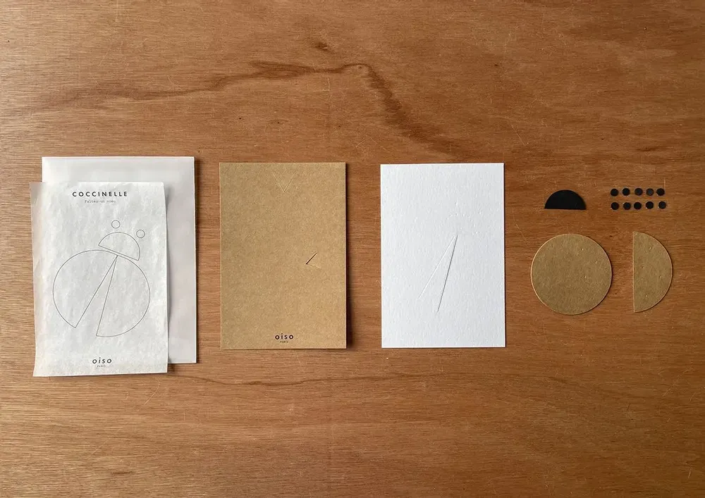 Card shop - LADYBUG Leaf card - OISO