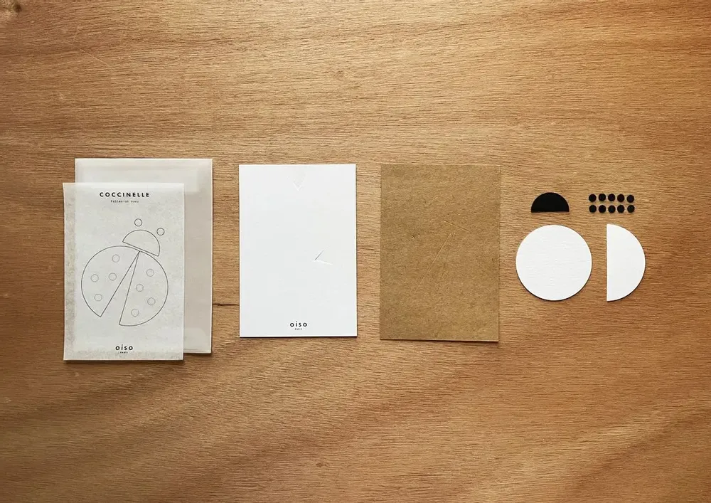 Card shop - LADYBUG Leaf card - OISO