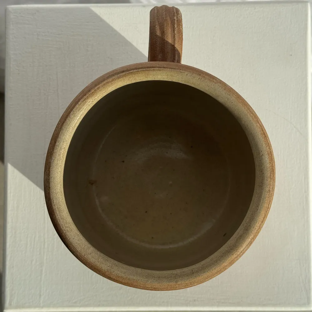 Boîtes de conservation - Pot à rillettes en grès ocre Saint Amand H13 (2) - OFFICE OBJETS