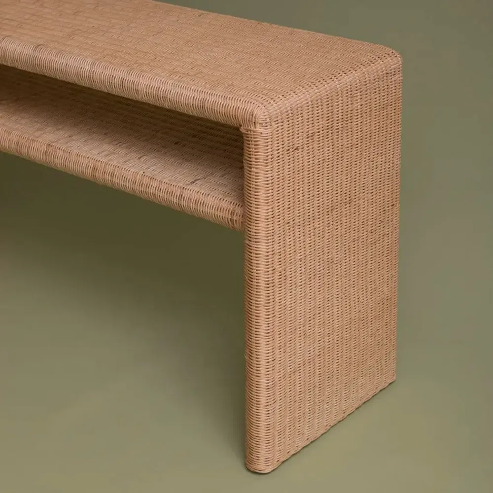 Console table - RATTAN CONSOLE GEORGIA NATURAL - MAHE HOMEWARE