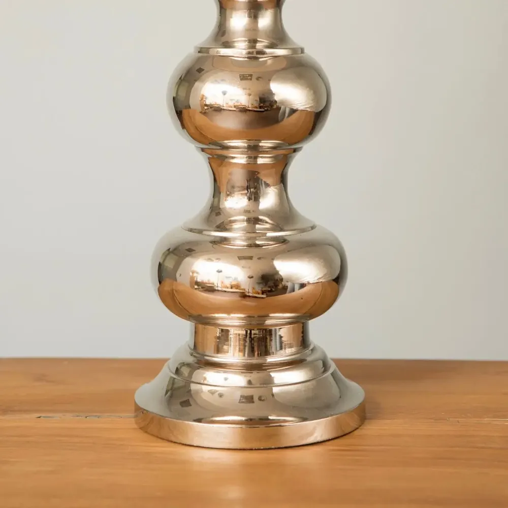 Table lamps - METAL TABLE LAMP TUCANA CHROME - MAHE HOMEWARE