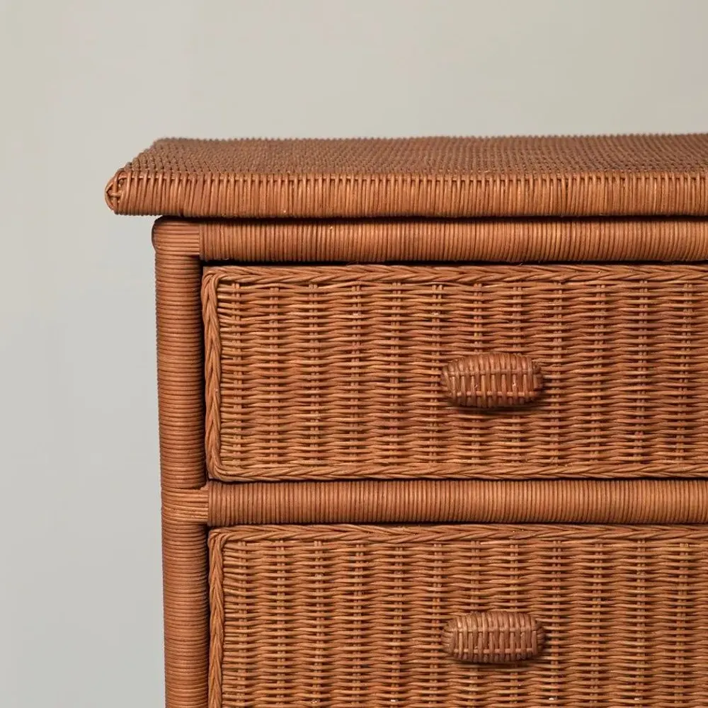 Chests of drawers - ELIZABETH NATURAL RATTAN DRESSER - MAHE HOMEWARE