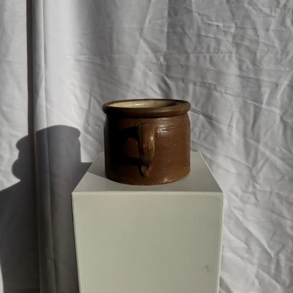 Food storage - Large Saint Amand stoneware rillette pot H14 (3) - OFFICE OBJETS