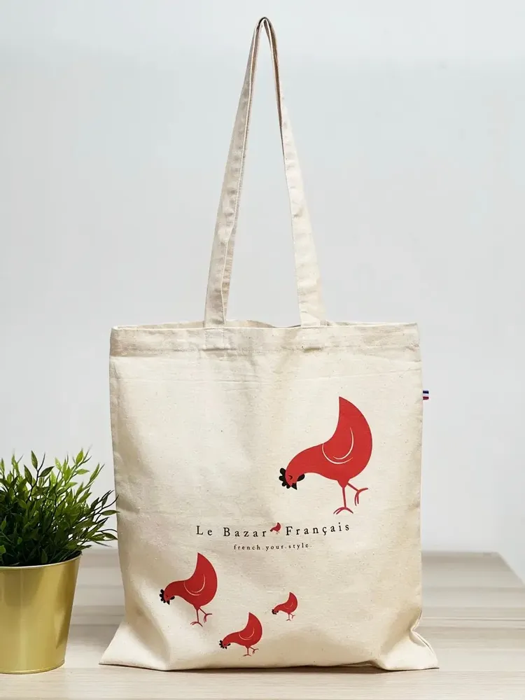 Bags and totes - Made in France organic tote bag to personalize - Lena - MEME BERNADETTE (FEEL-INDE)