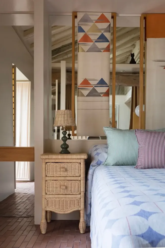 Tables de nuit - TABLE DE CHEVET EN ROTIN CAMILA NATUREL - MAHE HOMEWARE