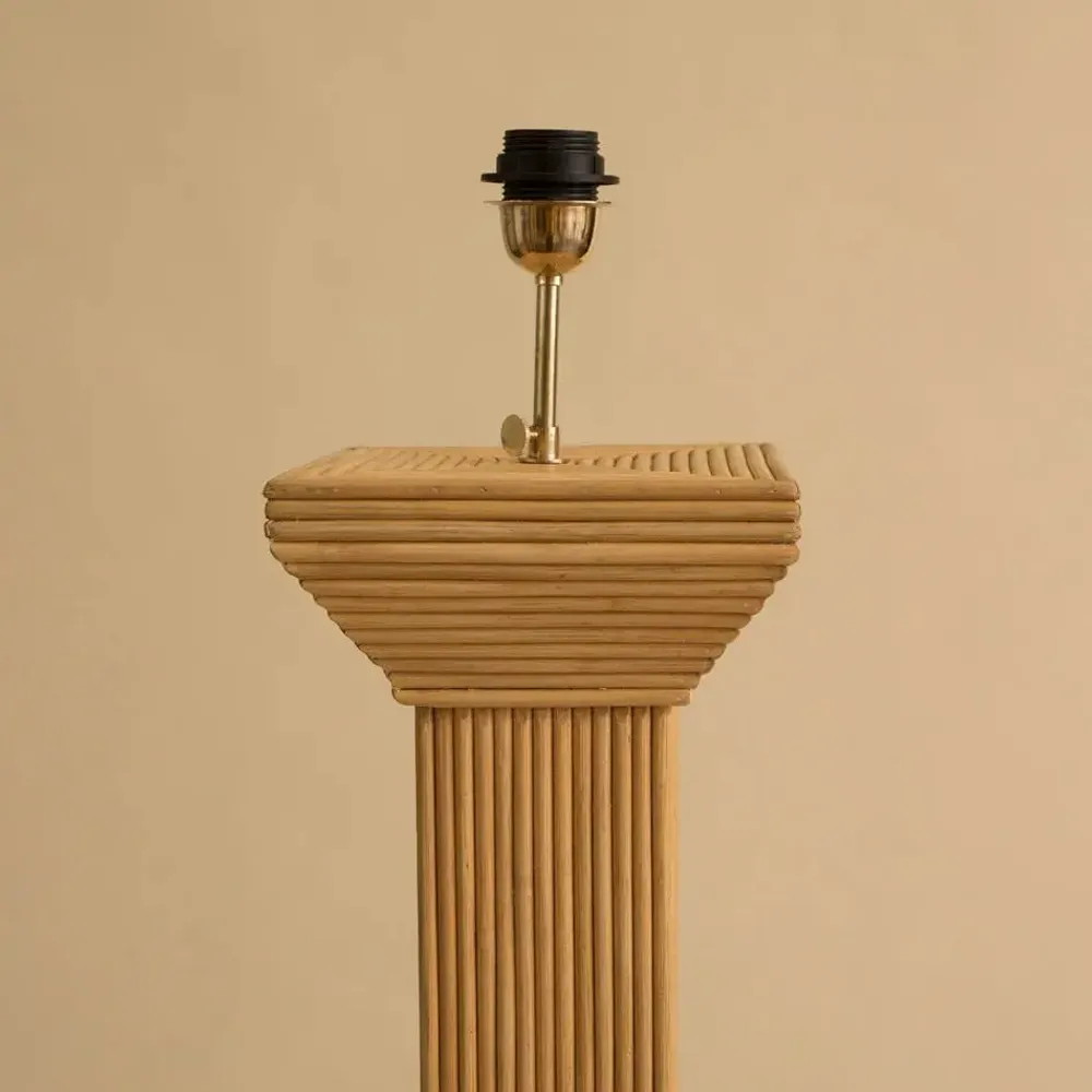Lampadaires - PIED DE LAMPE DE SOL EN ROTIN ARIANE - MAHE HOMEWARE