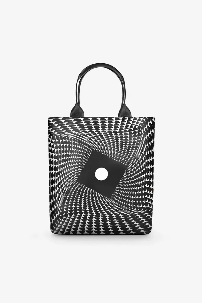 Sacs et cabas - SHOPPING BAG VERTICAL LARGE OPTICAL AW26 - 959NINEFIVENINE