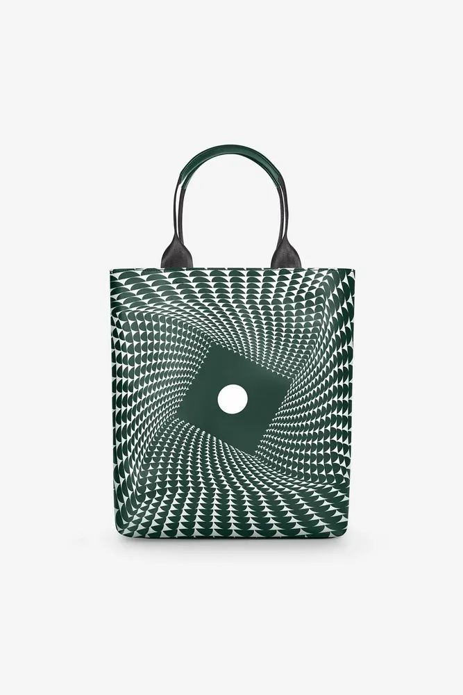 Sacs et cabas - SHOPPING BAG VERTICAL LARGE OPTICAL AW26 - 959NINEFIVENINE