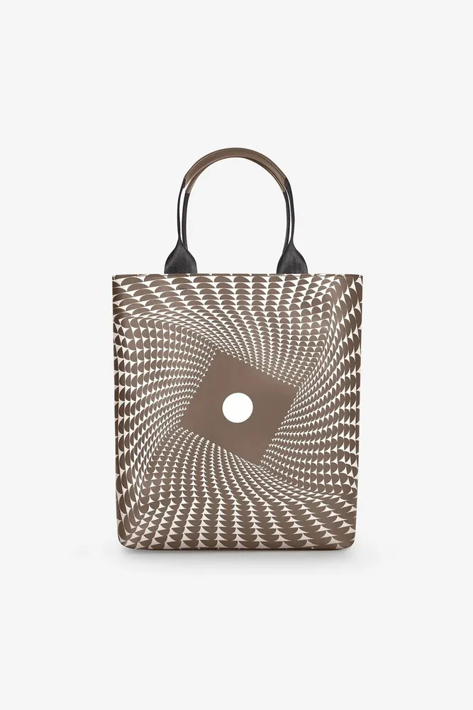 Sacs et cabas - SHOPPING BAG VERTICAL LARGE OPTICAL AW26 - 959NINEFIVENINE