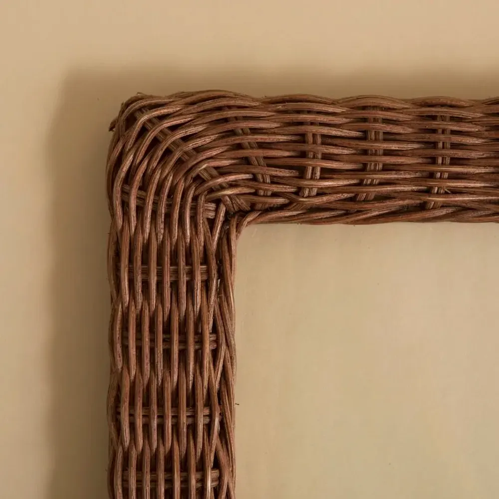 Cadres - CADRE PHOTO EN ROTIN TRESSÉ À LA MAIN HARPER - MAHE HOMEWARE