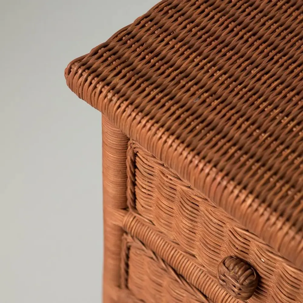 Tables de nuit - TABLE DE CHEVET EN ROTIN CAMILA NATUREL - MAHE HOMEWARE