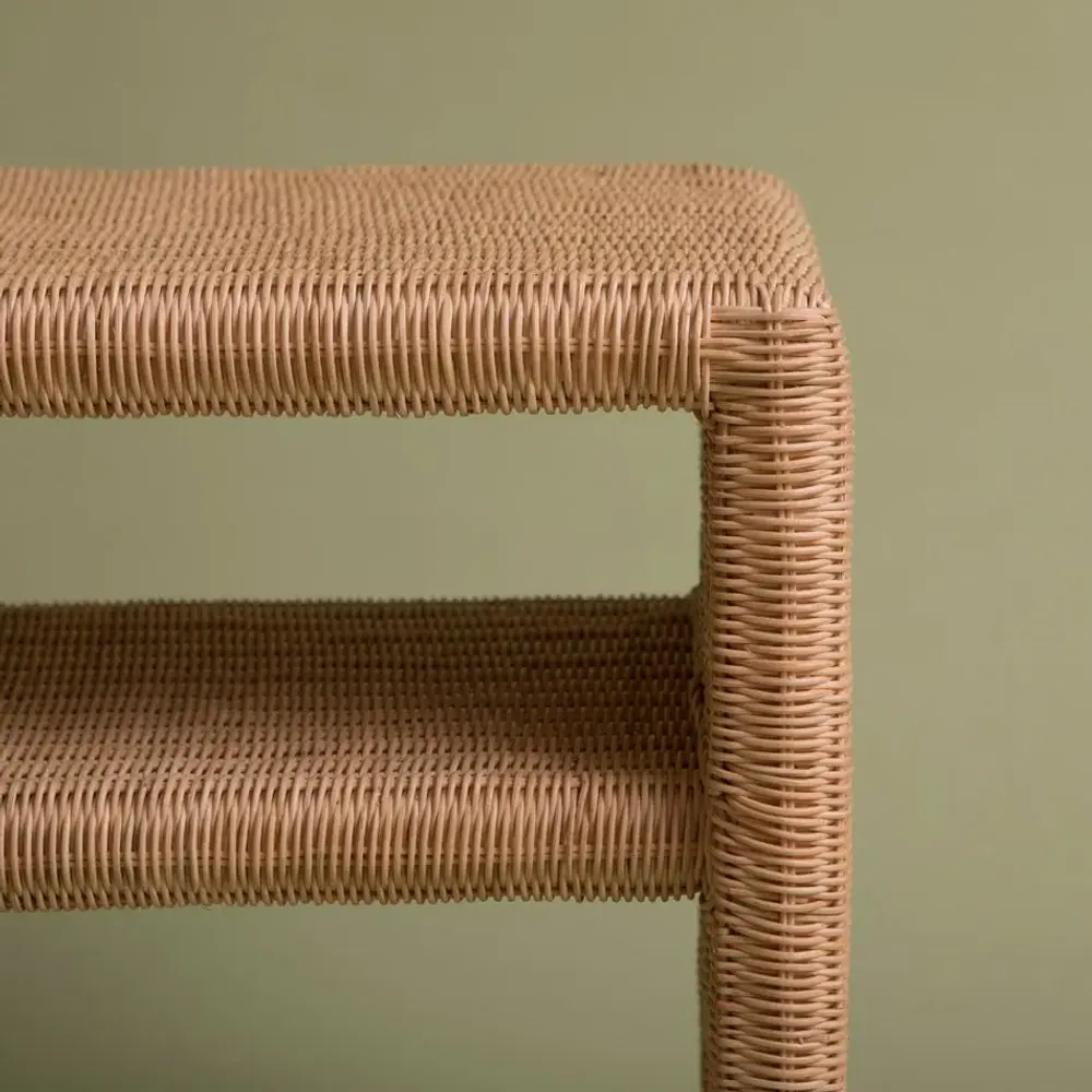 Tables de nuit - TABLE DE CHEVET EN ROTIN GEORGIA NATURAL - MAHE HOMEWARE