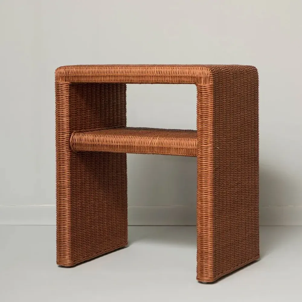 Tables de nuit - TABLE DE CHEVET EN ROTIN GEORGIA NATURAL - MAHE HOMEWARE