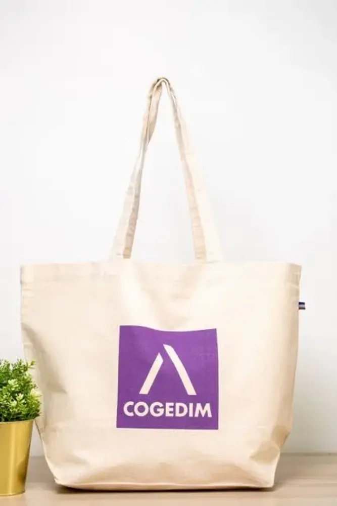 Bags and totes - Large Organic Cotton Tote Bag Made in France – Beatrice - MEME BERNADETTE (FEEL-INDE)