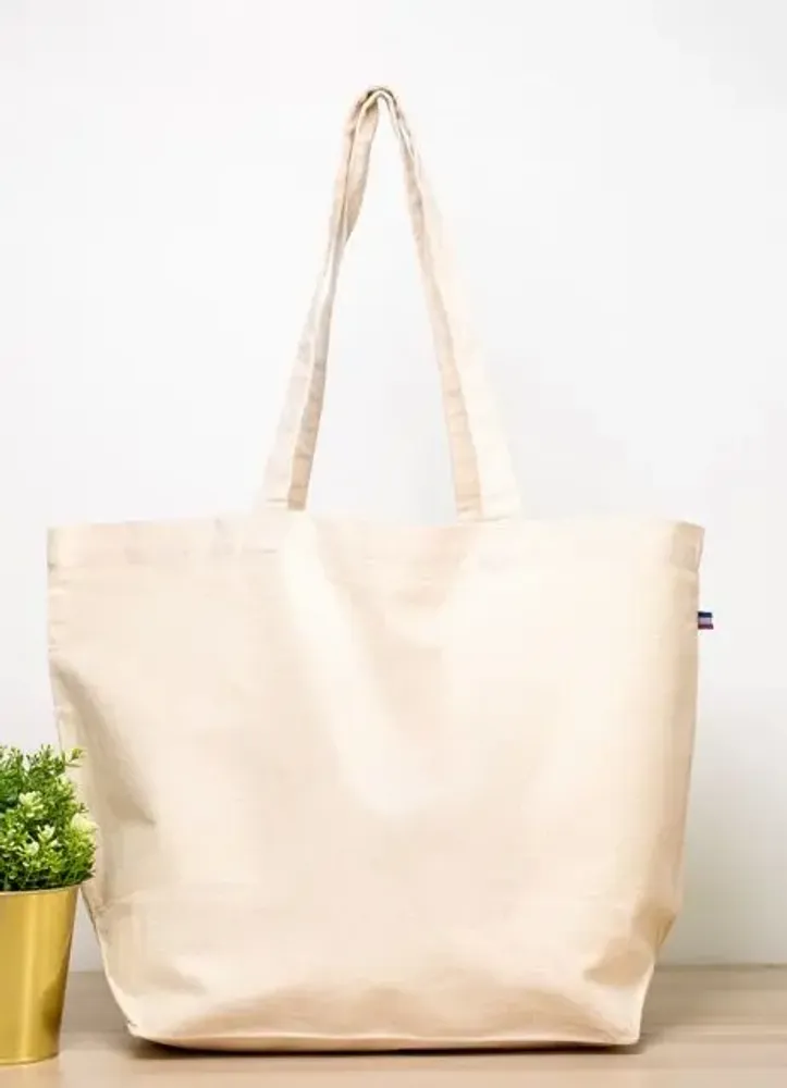 Bags and totes - Large Organic Cotton Tote Bag Made in France – Beatrice - MEME BERNADETTE (FEEL-INDE)