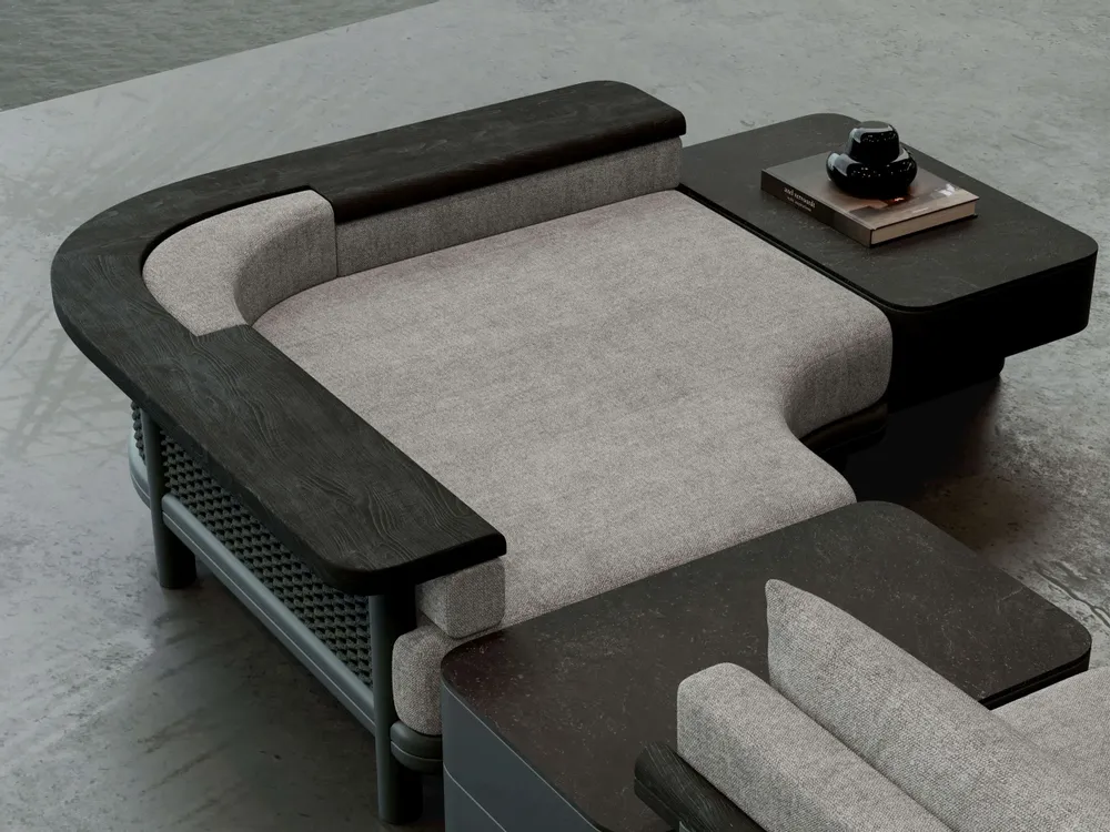 Canapés de jardin - Kit modulaire Alvo - SNOC