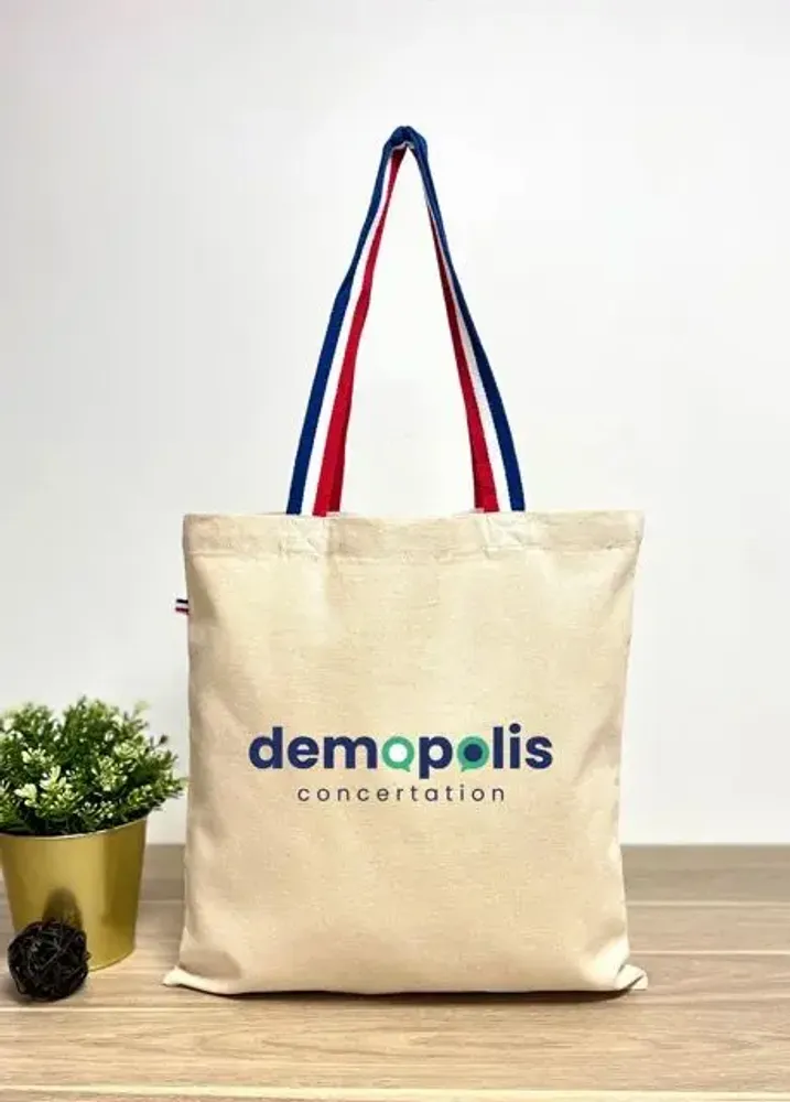 Sacs et cabas - Tote bag en coton Made in France à personnaliser - Theo - MEME BERNADETTE (FEEL-INDE)