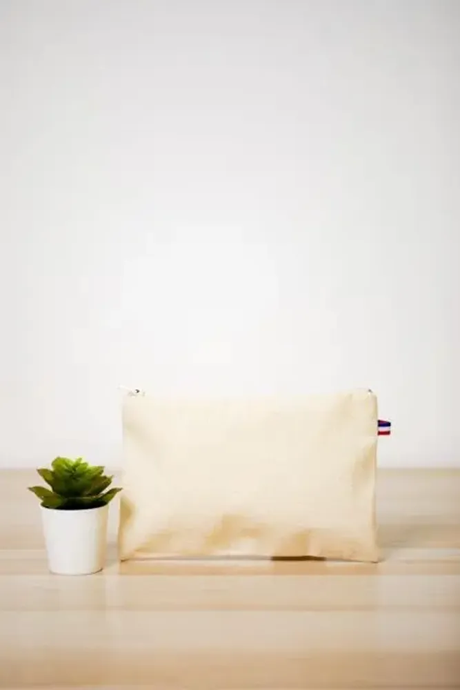 Sacs et cabas - Trousse en coton Made in France à personnaliser - Fanny - MEME BERNADETTE (FEEL-INDE)