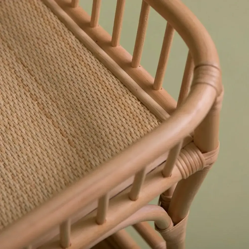 Chariots - CHARIOT DE BAR EN ROTIN COPPELIA - MAHE HOMEWARE