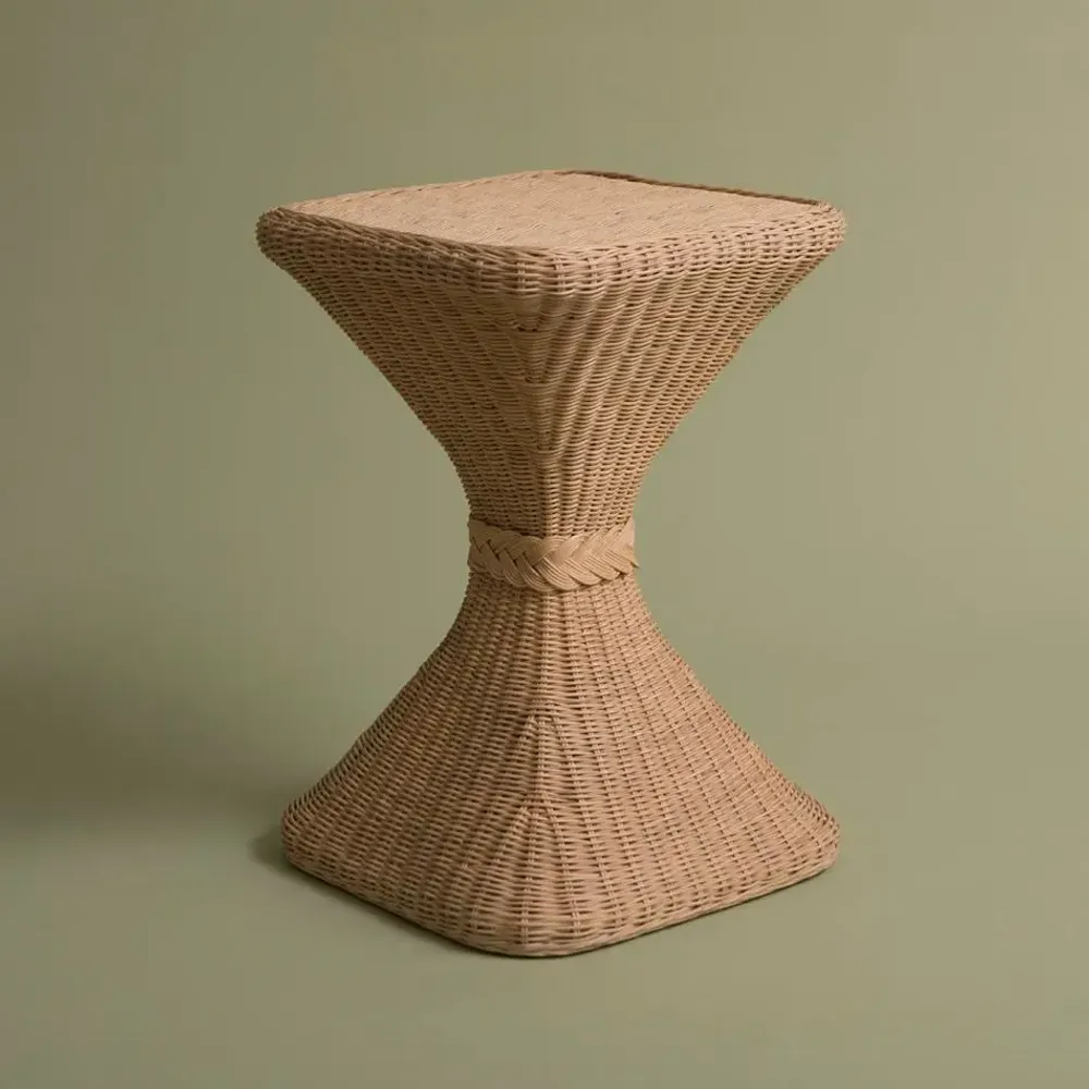 Autres tables  - TABLE D'APPOINT EN ROTIN SABBIA - MAHE HOMEWARE