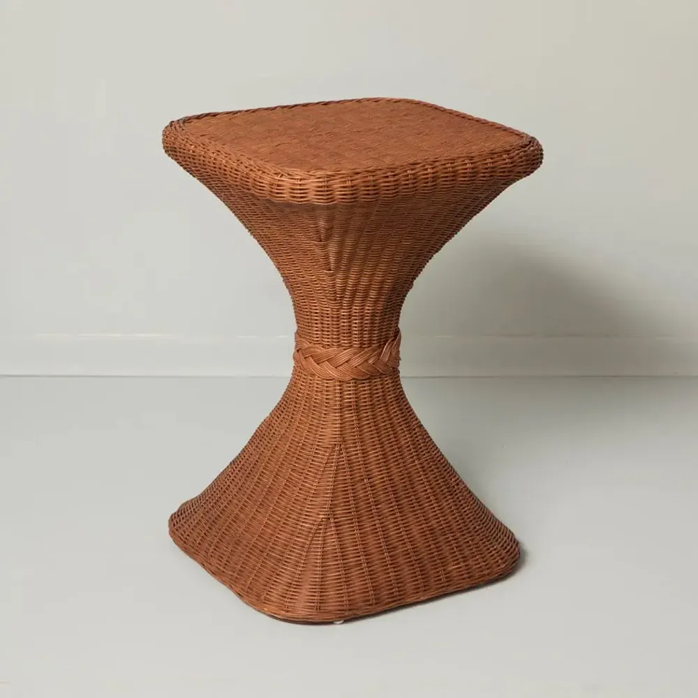 Autres tables  - TABLE D'APPOINT EN ROTIN SABBIA - MAHE HOMEWARE