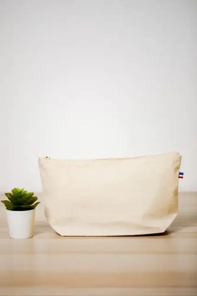 Sacs et cabas - Trousse en coton à personnaliser Made in France - Cleo - MEME BERNADETTE (FEEL-INDE)