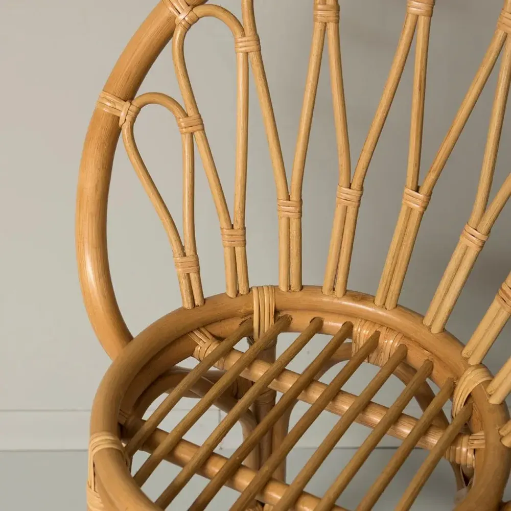 Chaises - TABOURET DE COMPTOIR EN ROTIN PÉTUNIA NATUREL - MAHE HOMEWARE