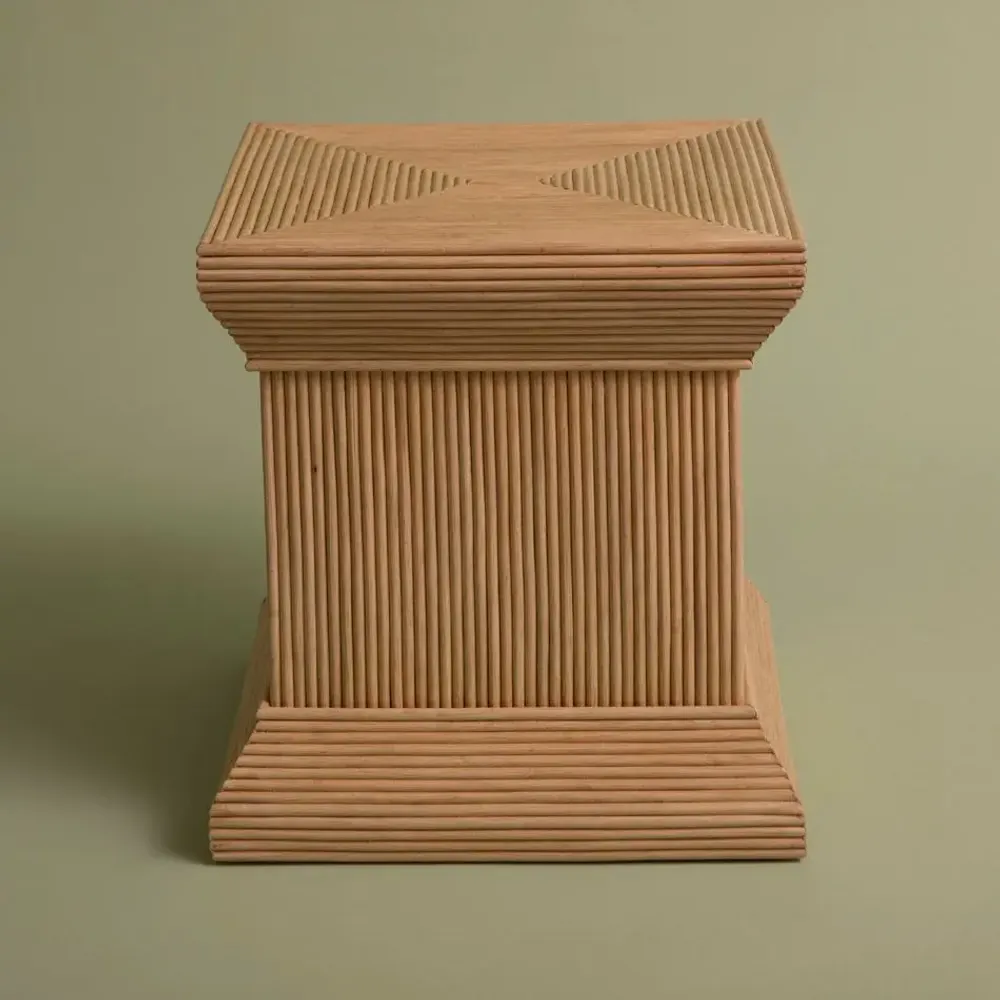 Autres tables  - TABLE D'APPOINT EN ROTIN DITA - MAHE HOMEWARE