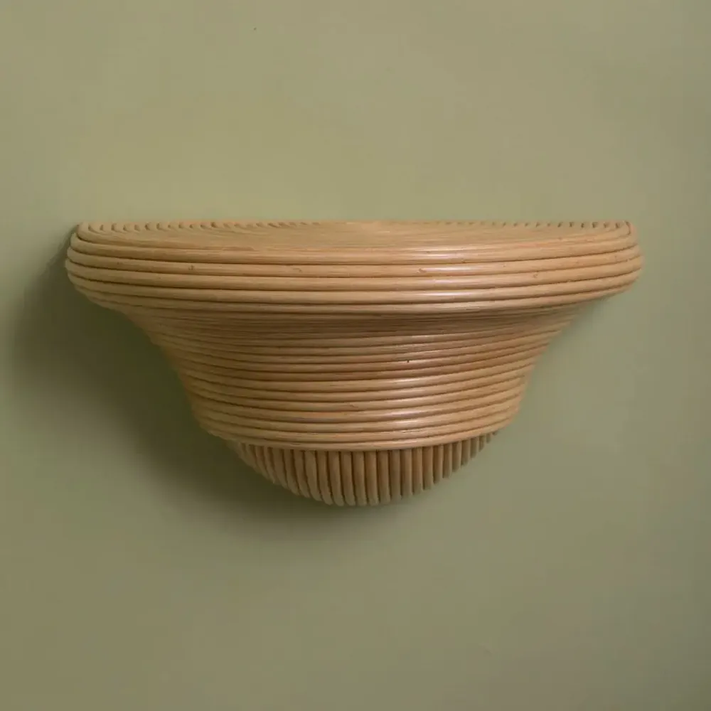 Autres décorations murales - SUPPORT MURAL EN ROTIN DAFNE - MAHE HOMEWARE