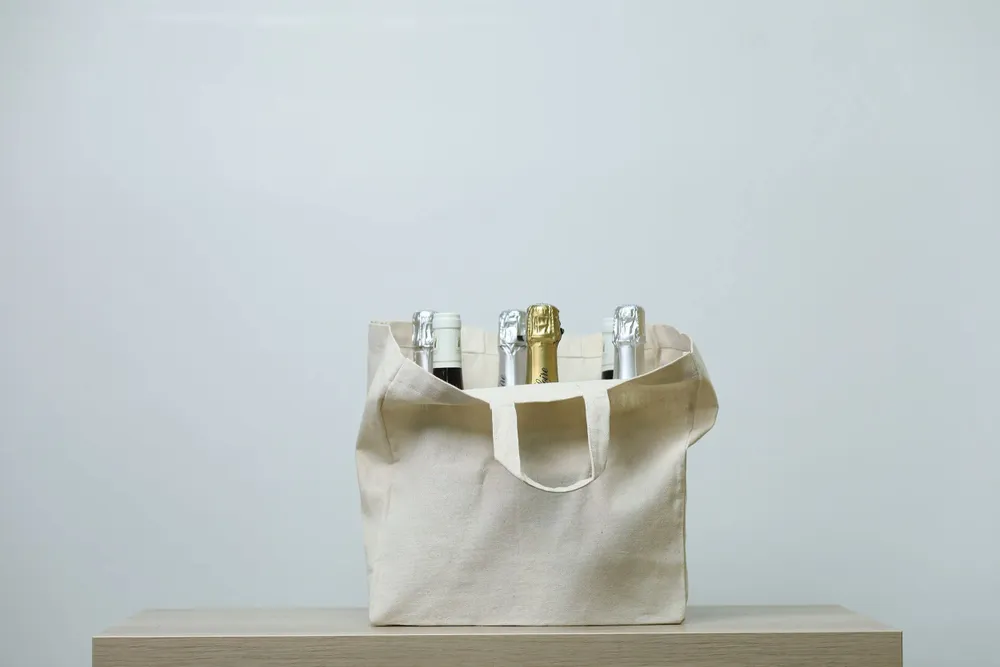 Sacs et cabas - Sac à bouteille coton personnalisable - CAN 14 NL - MEME BERNADETTE (FEEL-INDE)