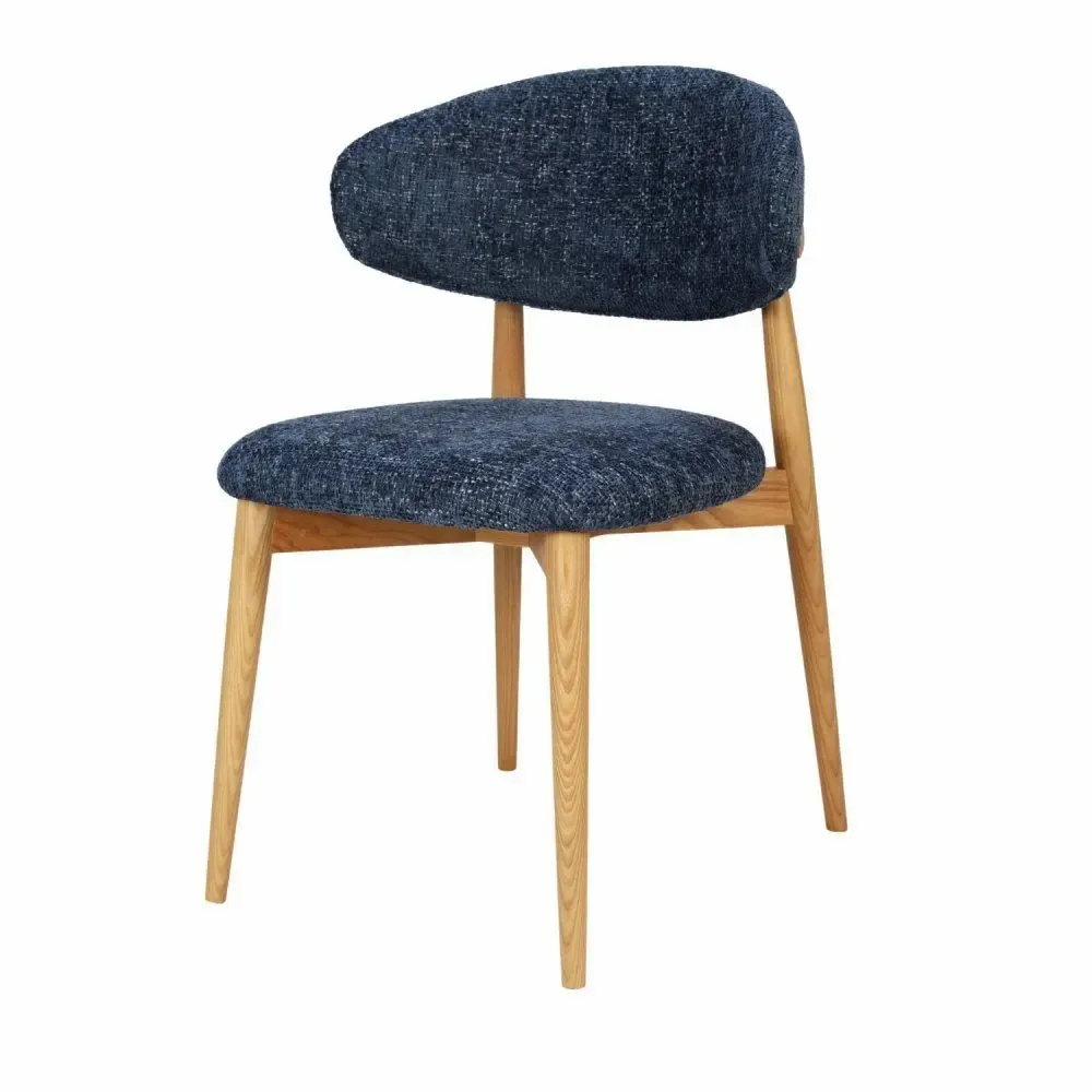 Chaises - Chaise Jaspe Naturel et Bleu - EMPREINTE DU TEMPS