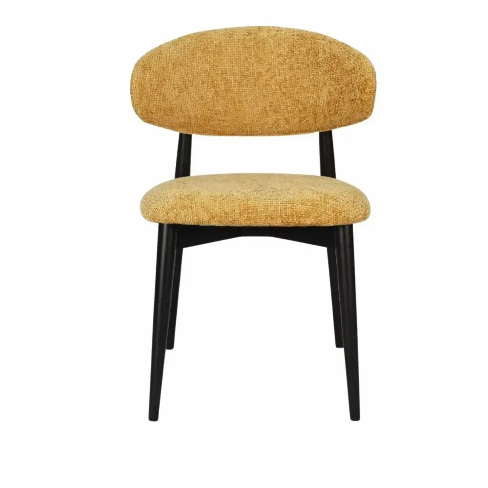 Chaises - Chaise Jaspe Black & Yellow - EMPREINTE DU TEMPS