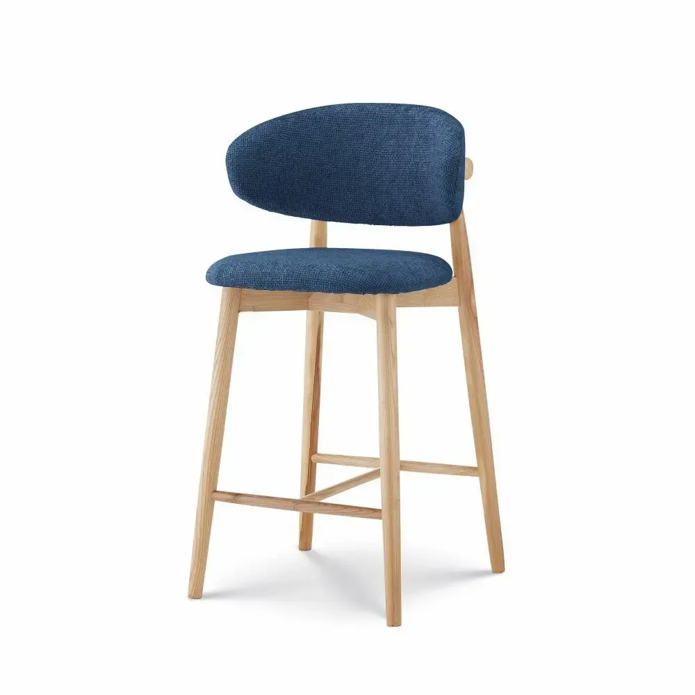 Tabourets - Tabouret Jaspe Naturel & Bleu - EMPREINTE DU TEMPS