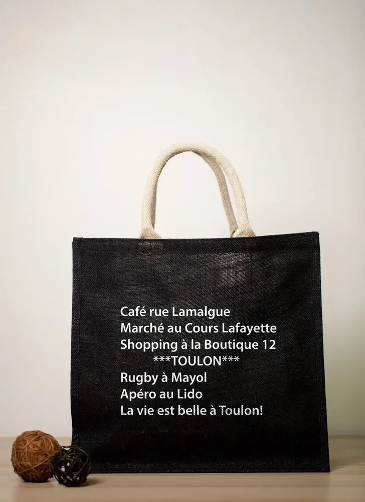 Bags and totes - Customizable jute tote bag – JUT 4 NL - MEME BERNADETTE (FEEL-INDE)