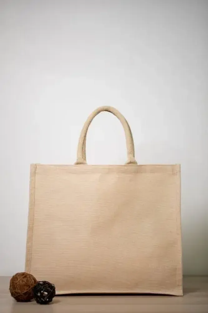 Bags and totes - Customizable jute and cotton tote bag – JUCO 1 NL - MEME BERNADETTE (FEEL-INDE)