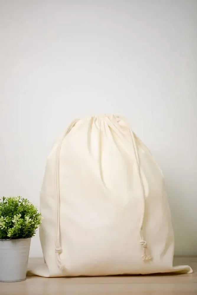 Bags and totes - Customizable organic cotton drawstring pouch – ORG 17 - MEME BERNADETTE (FEEL-INDE)