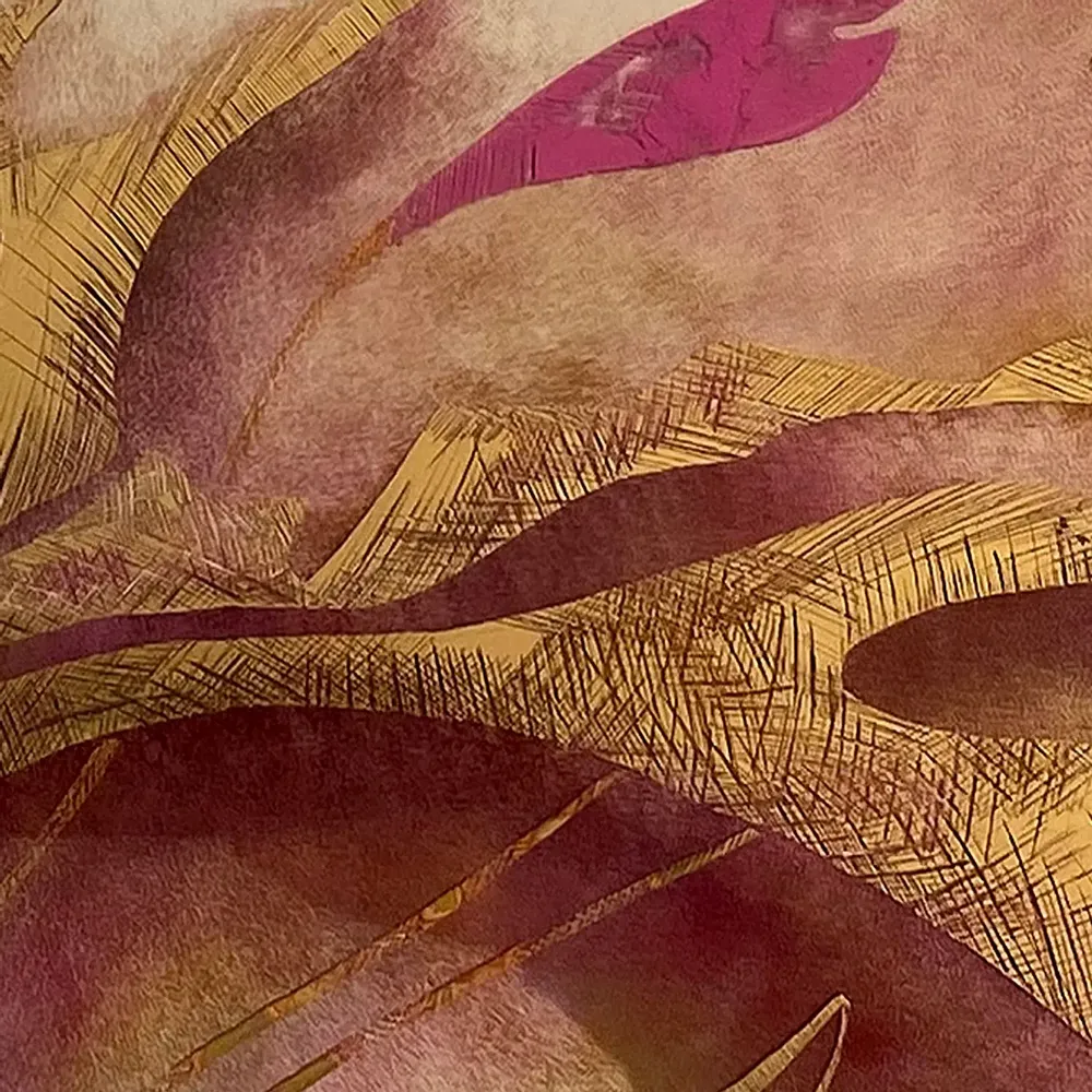 Mirrors - MIRROR - PURPLE DANCE 90CM - MIRO’ART™- ORSIGNÉ™ BY AMANDINE MANGENOT