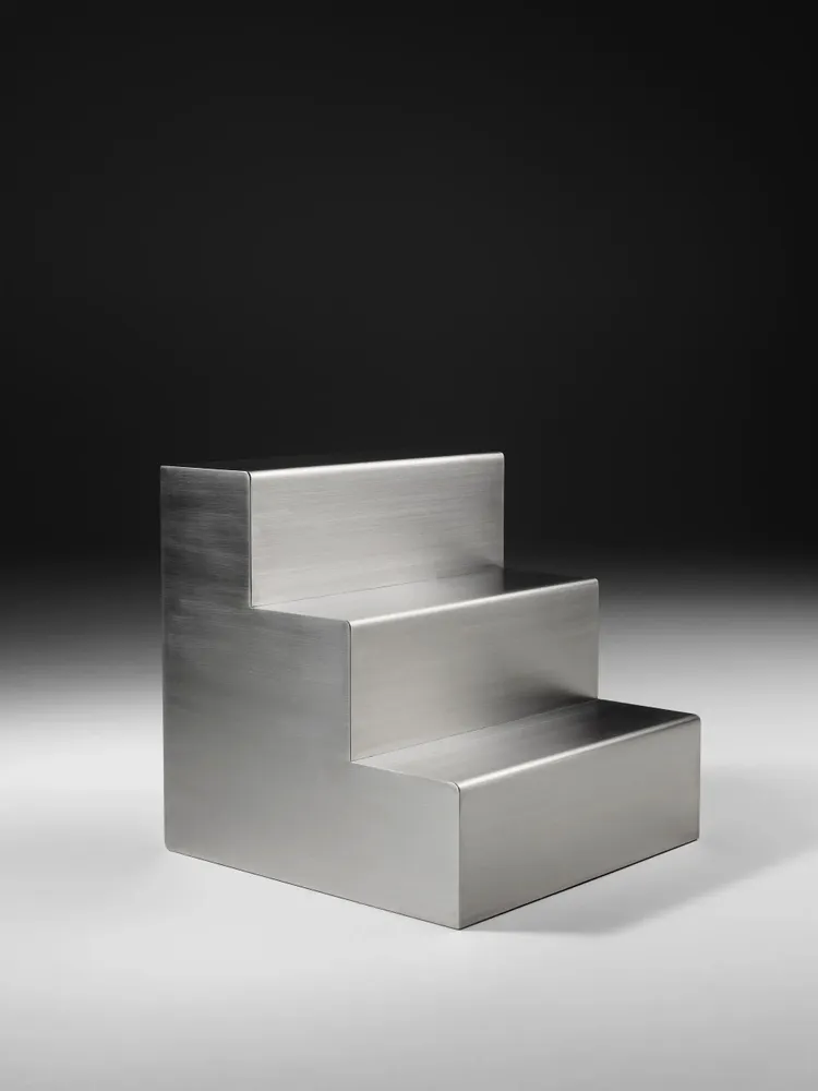 Autres tables  - Monolit Side Table -Stainless Steel - ARBORE BY CAREL WOODWORKS