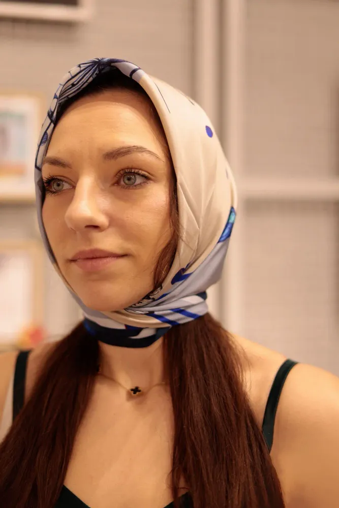 Scarves - scarf, Silk square 67, Pure silk, French creation and printing - KOUNTHEA RETH