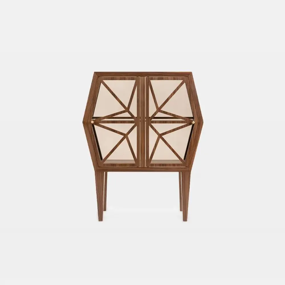 Shelves - CHRISTAL Bar Cabinet - MAMOA