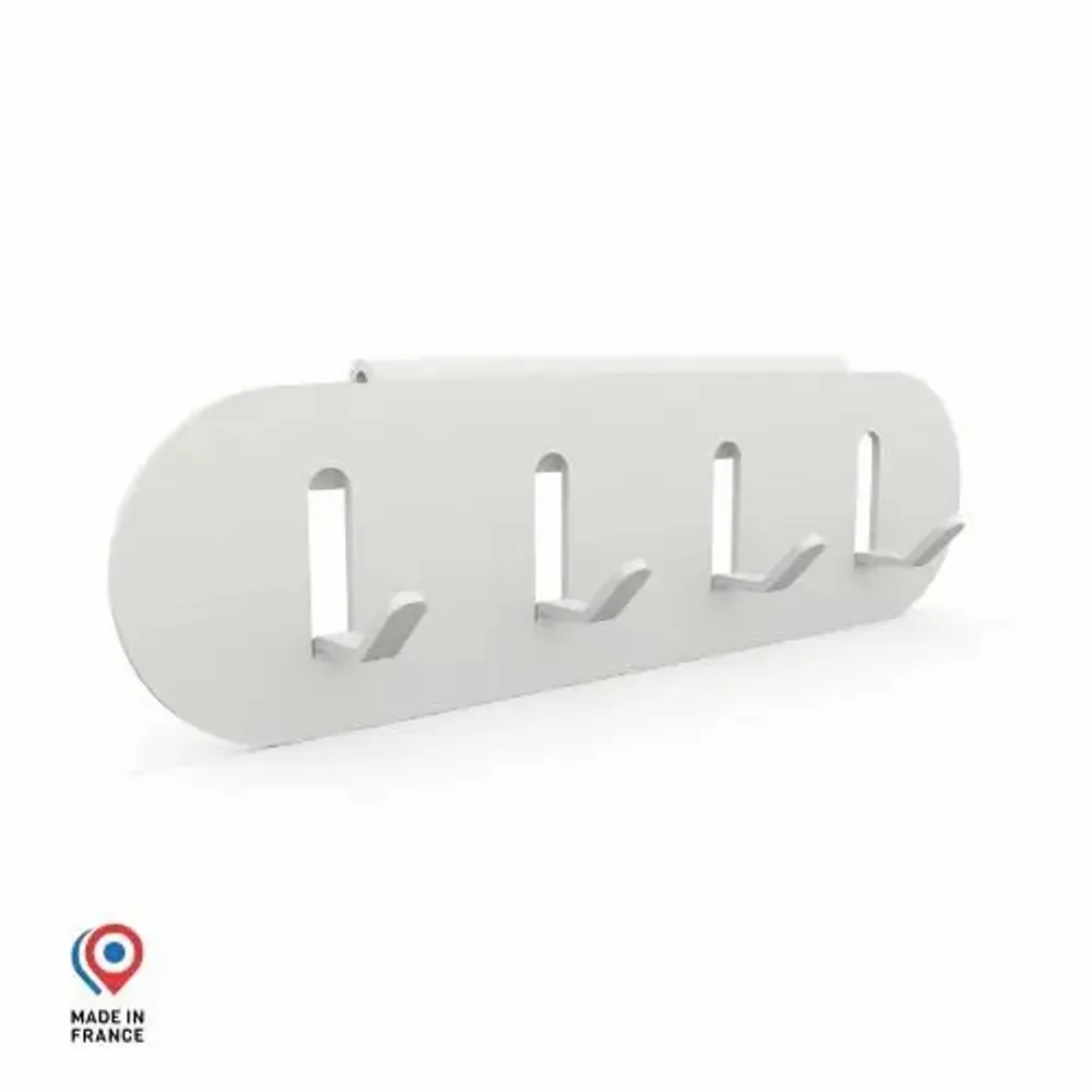 Decorative objects - MOTHER-OF-PEARL STEEL KEY RING - DECO-GEM