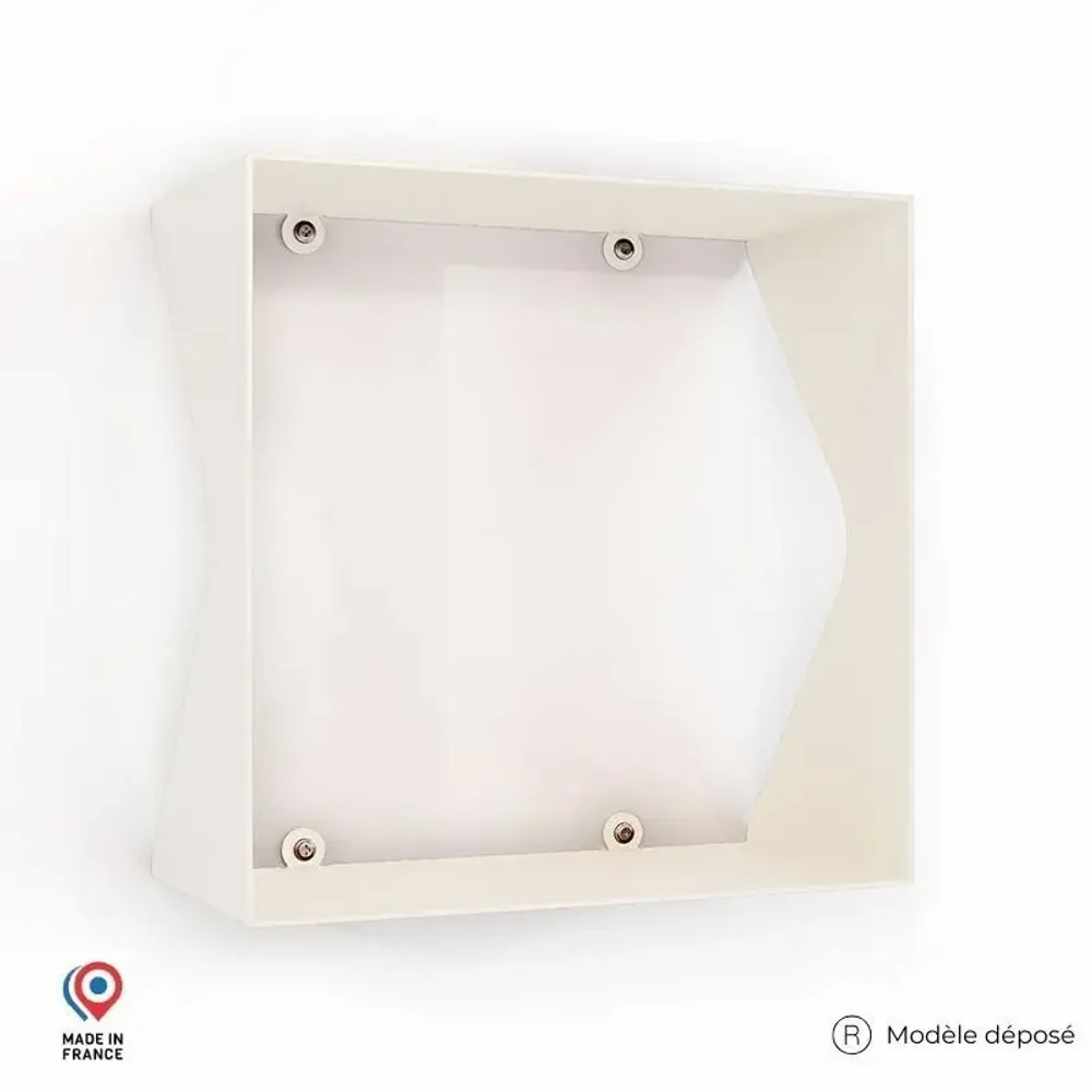 Decorative objects - CUBE WALL SHELF MADE OF AGATE STEEL - DECO-GEM