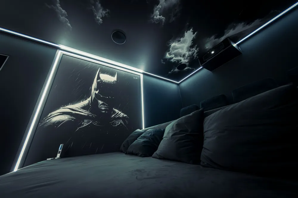 Settees - L’ARKHAM — 15 m² private cinema room - MYCINÉ
