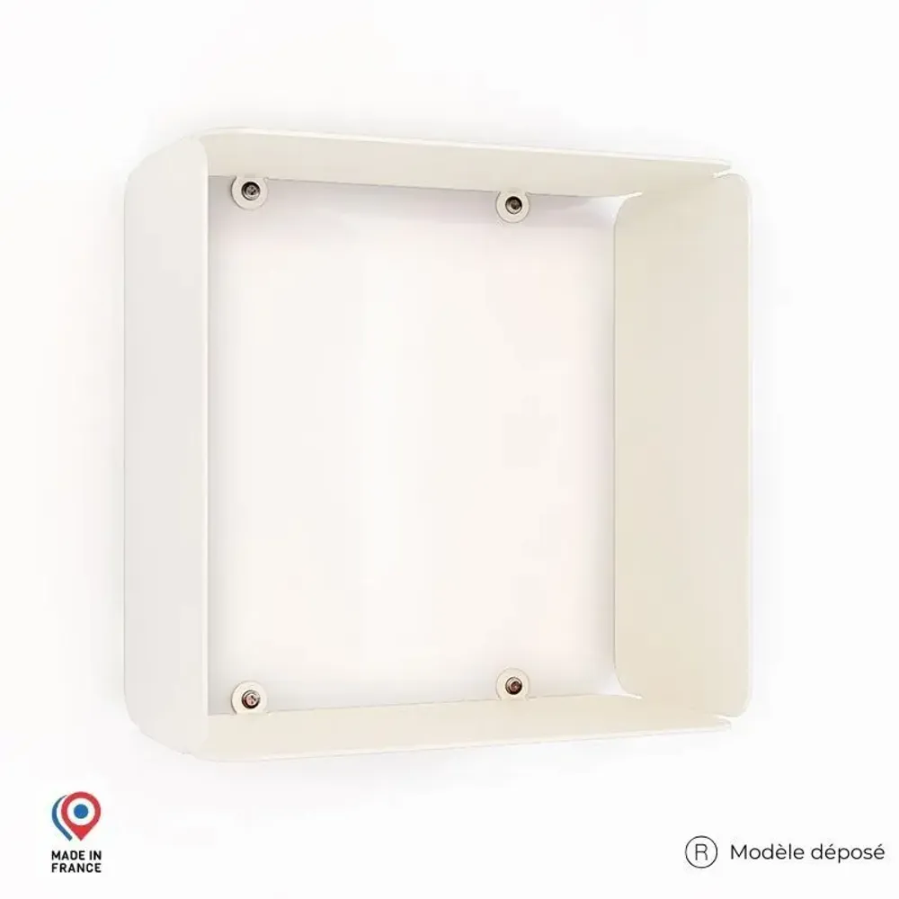 Decorative objects - AMBER STEEL WALL CUBE SHELF - DECO-GEM