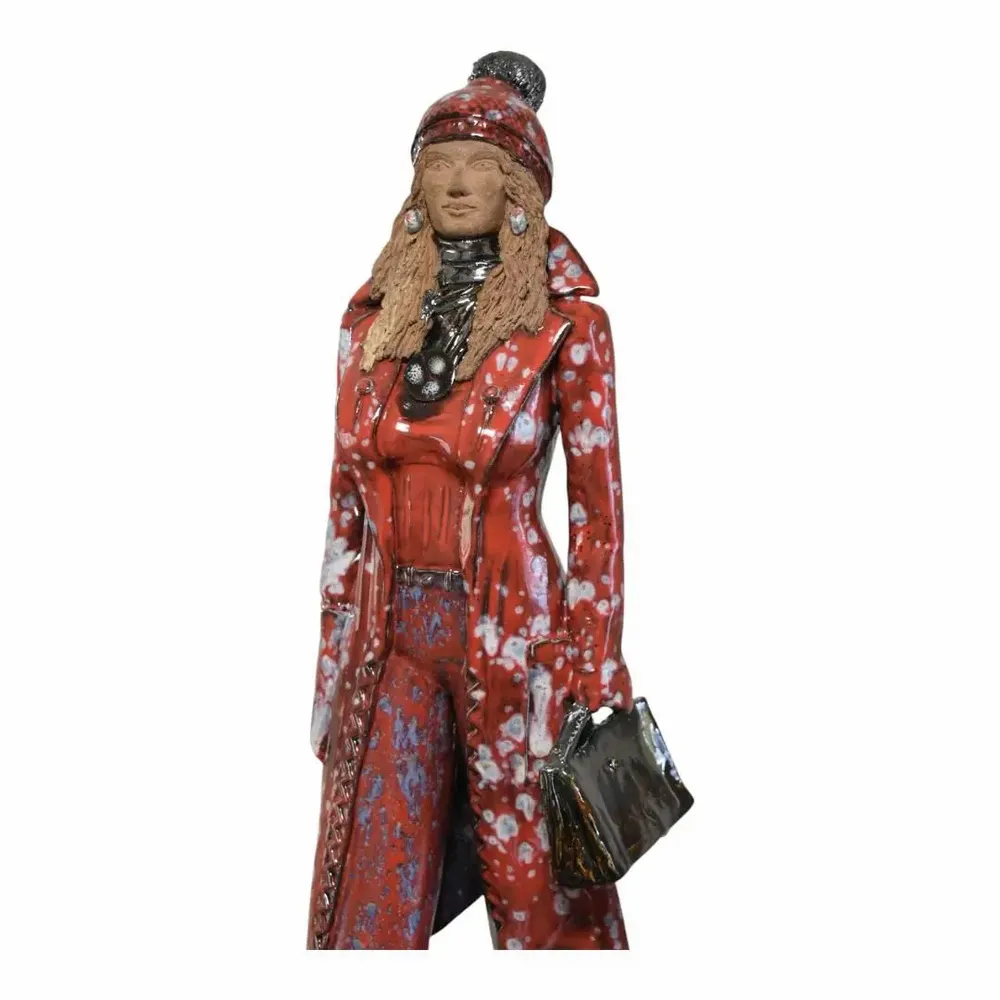 Céramique - La femme de Megève - OLIVIER BERTERO CÉRAMISTE