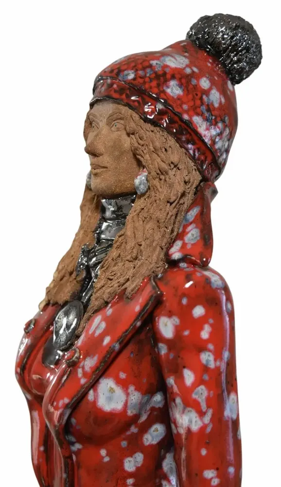 Céramique - La femme de Megève - OLIVIER BERTERO CÉRAMISTE