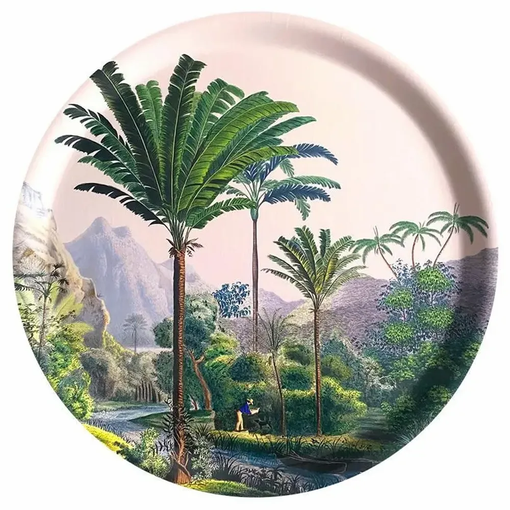 Trays - Manicaria Round Tray - PARADISIO IMAGINARIUM