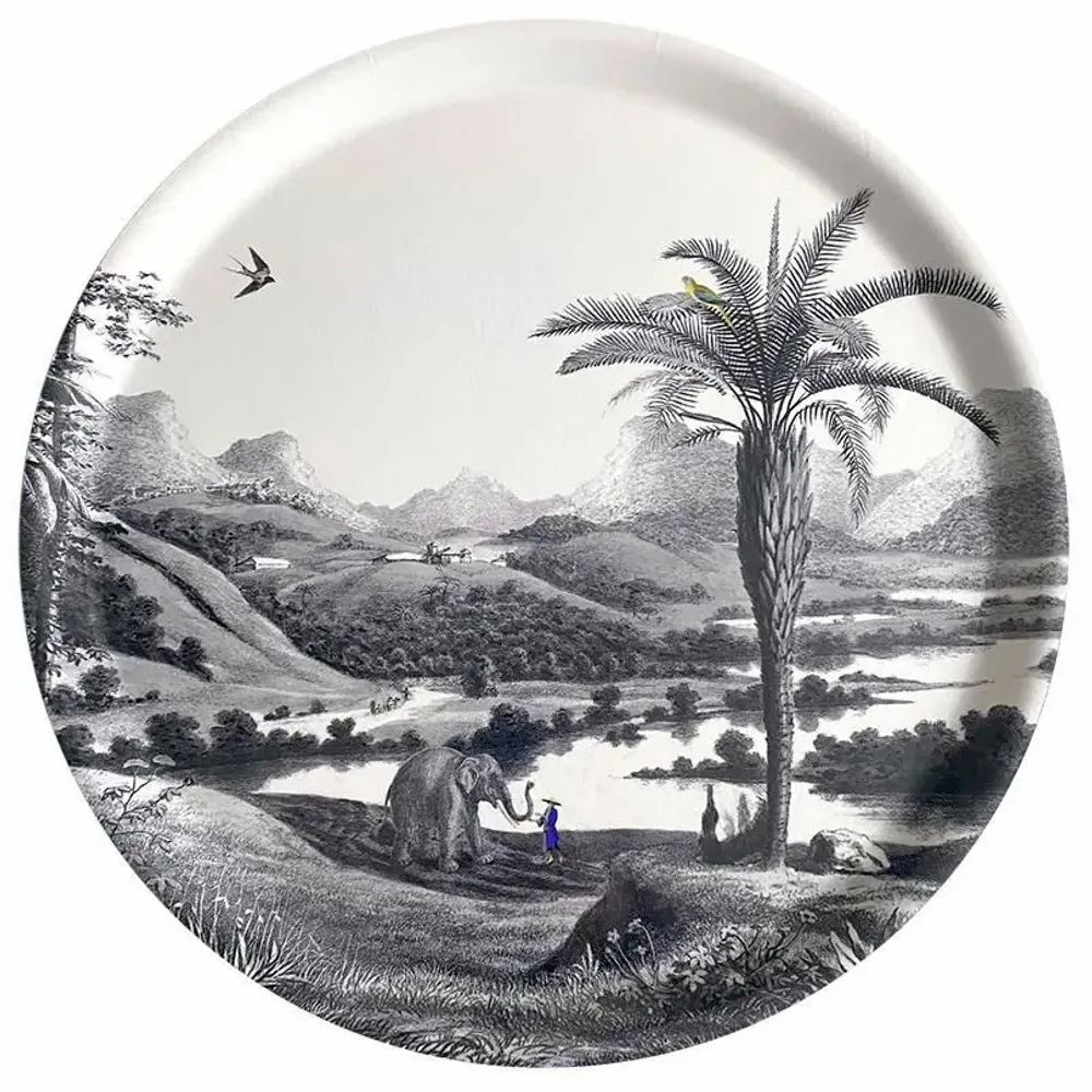 Trays - Mekong round plateau - PARADISIO IMAGINARIUM